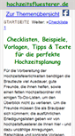 Mobile Screenshot of hochzeitsfluesterer.de